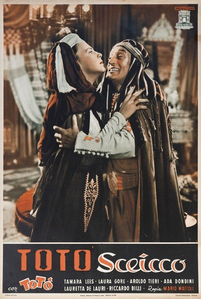 Fotobusta 4 per il film Totò sceicco (1950)