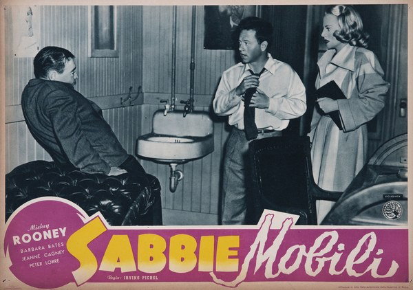 Fotobusta 4 per il film Sabbie mobili (1951)