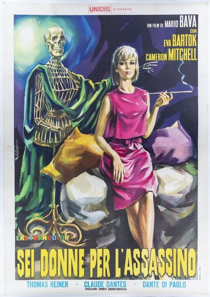 Sei donne per l'assassino - Manifesto 1