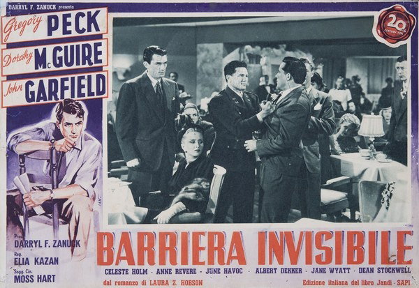 Fotobusta 6 per il film Barriera invisibile (1947)