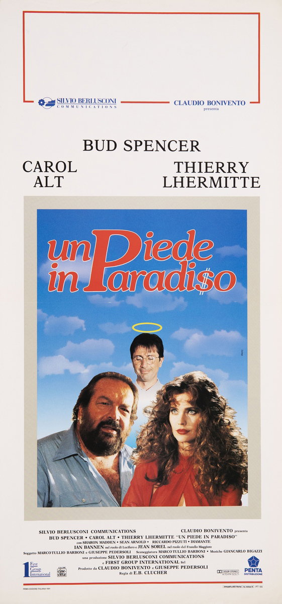 Locandina 1 per il film Un piede in paradiso (1990), dipinto da Petrollo Massimo (Maxy)