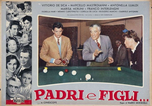 Fotobusta 5 per il film Padri e figli (1957)