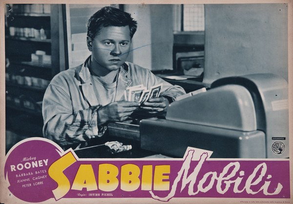 Fotobusta 6 per il film Sabbie mobili (1951)