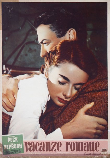 Fotobusta 4 per il film Vacanze romane (1953)