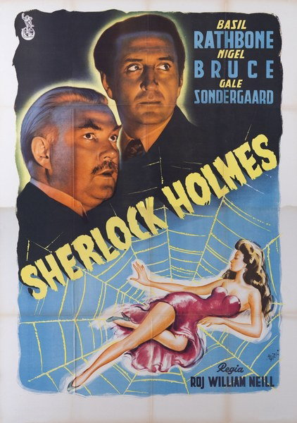 Sherlock Holmes - La donna ragno - Manifesto 1