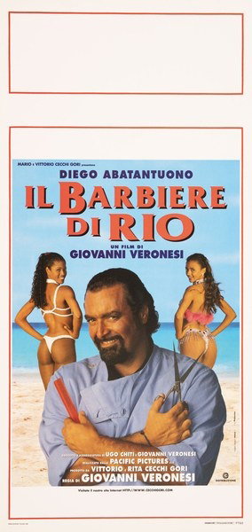 Locandina 1 for the film Il barbiere di Rio (1996), painted by Petrollo Massimo (Maxy)