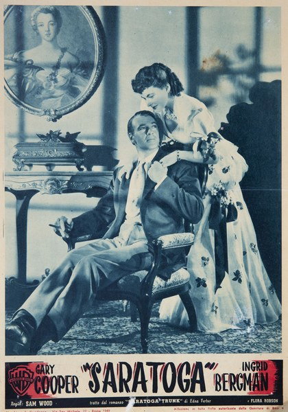 Fotobusta 2 per il film Saratoga (1945)