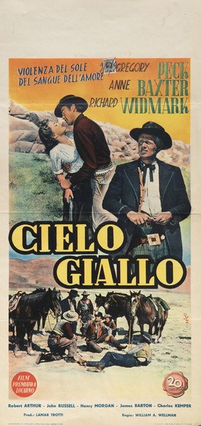 Yellow Sky - Lobby Card 1