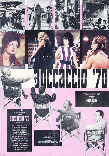Manifesto 2 per il film Boccaccio '70 (1962)