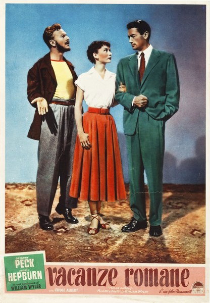 Fotobusta 3 per il film Vacanze romane (1953)