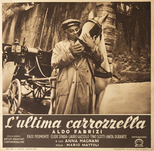 Lobby Card 2 for the film L'ultima carrozzella (1943)