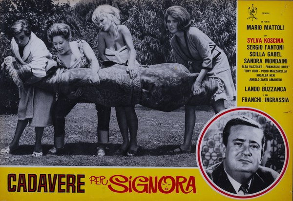 Fotobusta 12 per il film Cadavere per signora (1964)