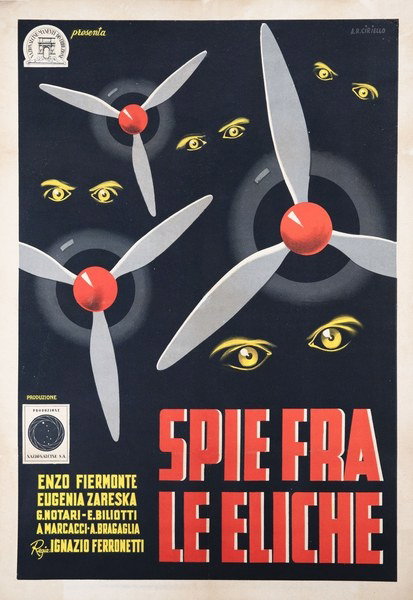 Spie fra le eliche - Lobby Card 1
