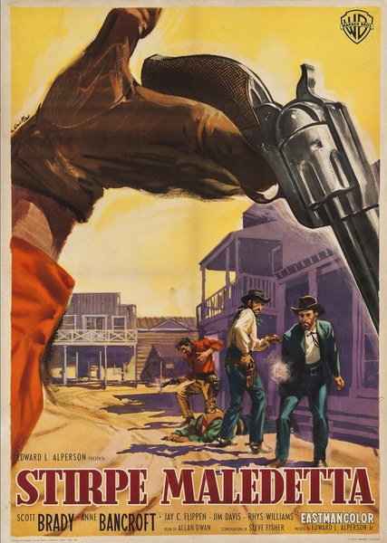 Manifesto 2 per il film Stirpe maledetta (1957), dipinto da Averardo Ciriello