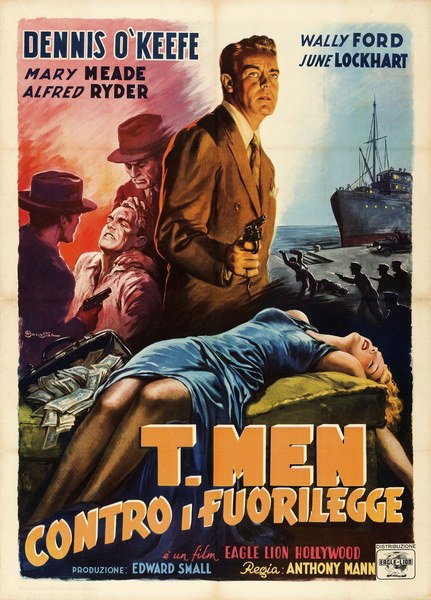 T-men contro i fuorilegge - Manifesto 3