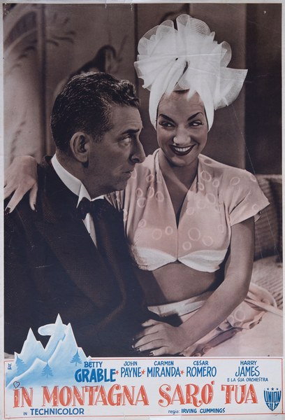 Fotobusta 3 per il film In montagna sarò tua (1942)