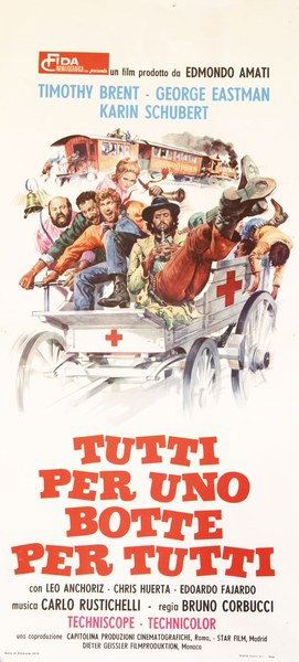 The Three Musketeers of the West - Lobby Card 1