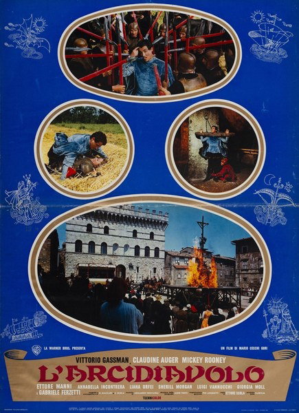 Manifesto 3 per il film L'arcidiavolo (1966)
