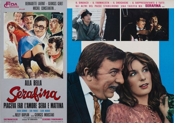Lobby Card 4 for the film A Very Curious Girl (1969), painted by Renato Casaro (Renè)