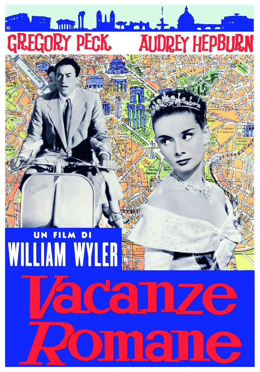 Manifesto 2 per il film Vacanze romane (1953)