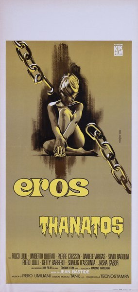 Locandina 2 per il film Raptus (1969), dipinto da Mario Piovano