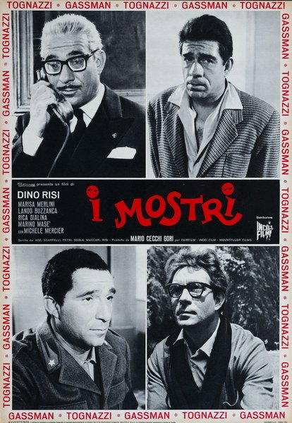 Fotobusta 4 per il film I mostri (1963)