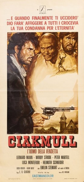 Locandina 3 per il film Ciakmull - L'uomo della vendetta (1970), dipinto da Rodolfo Gasparri