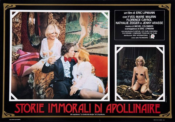 Lobby Card 5 for the film The 11,000 Sexes (1975), painted by Pierpaolo Scalera (visual)
