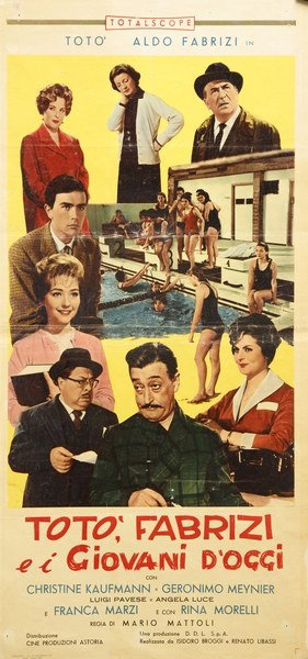 Locandina 2 for the film Toto, Fabrizi and the Young People Today (1960)