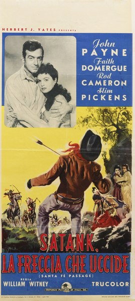 Locandina 3 for the film Santa Fe Passage (1955)