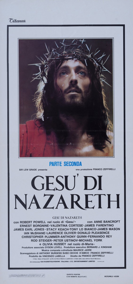 Locandina 2 for the film Jesus of Nazareth (1977)