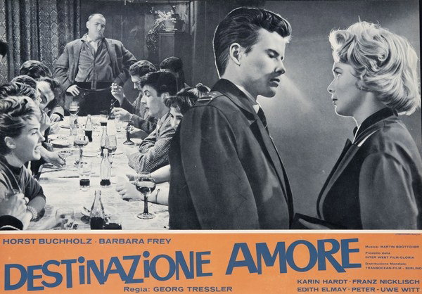 Fotobusta 3 per il film Endstation Liebe (1958)