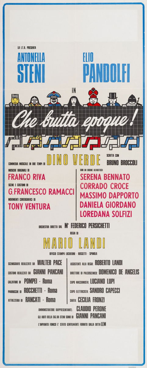 Che brutta epoque! - Locandina 1