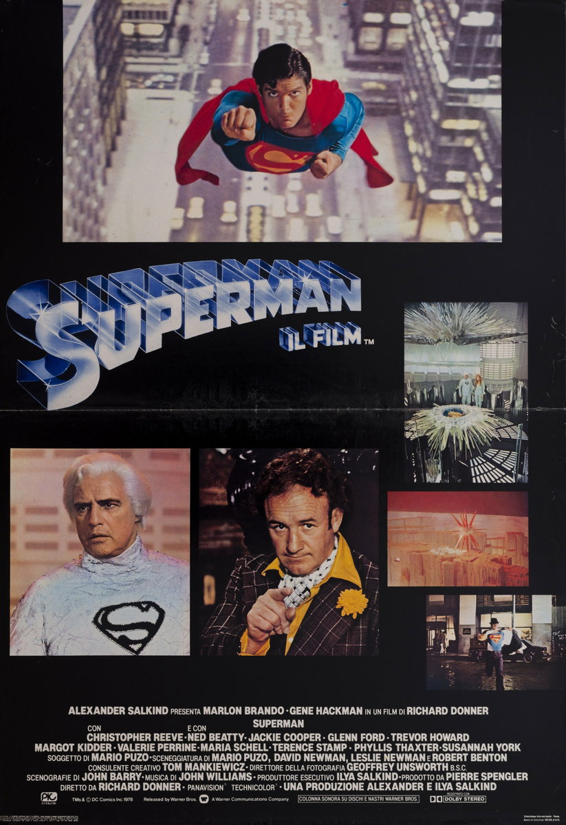 Poster 2 for the film Superman (1978)