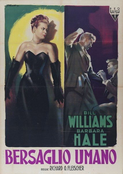 Bersaglio umano - Manifesto 1