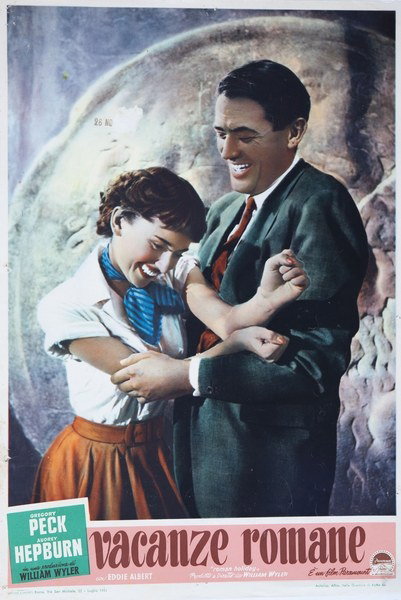 Fotobusta 5 per il film Vacanze romane (1953)