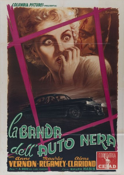 La banda dell'auto nera - Manifesto 1