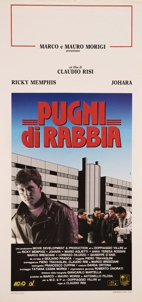 Locandina 1 per il film Pugni di rabbia (1991), dipinto da Petrollo Massimo (Maxy)