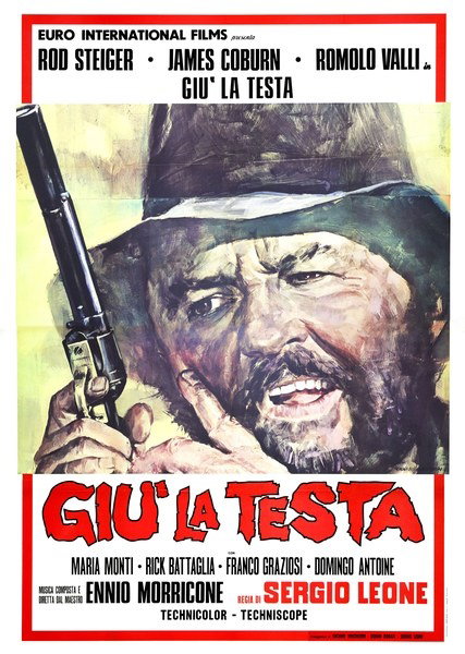 Manifesto 4 per il film Giù la testa (1971), dipinto da Rodolfo Gasparri