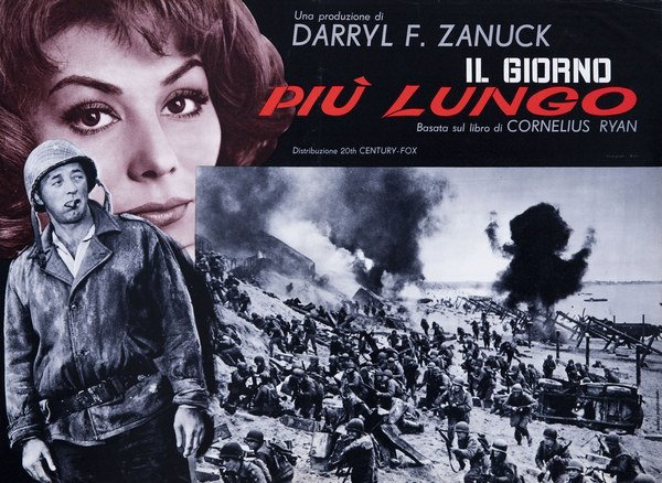 Fotobusta 4 per il film Il giorno più lungo (1962)