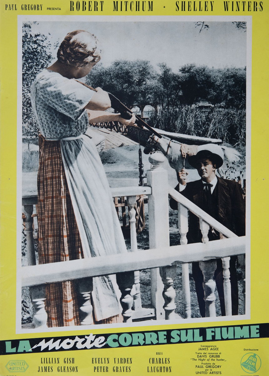 Lobby Card 2 for the film La morte corre sul fiume (1955)