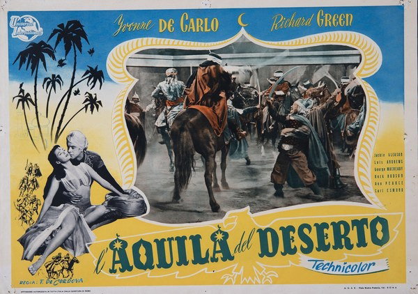 Lobby Card 4 for the film The Desert Hawk (1950)
