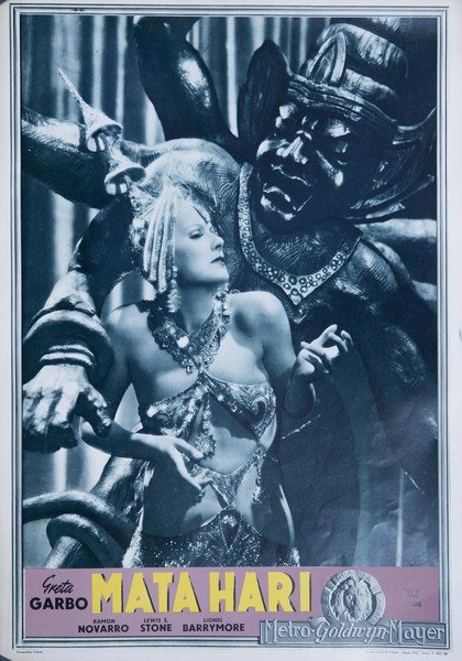 Fotobusta 4 per il film Mata Hari (1932)