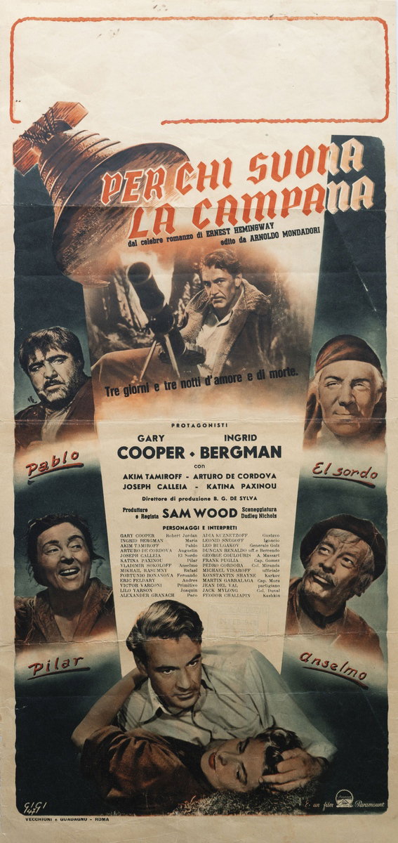 Locandina 3 for the film For Whom the Bell Tolls (1943)