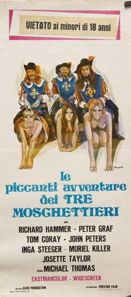 Le piccanti avventure dei tre moschettieri - Lobby Card 1