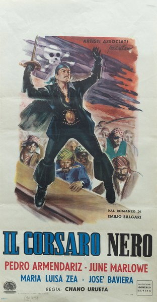 Il corsaro nero - Locandina 1