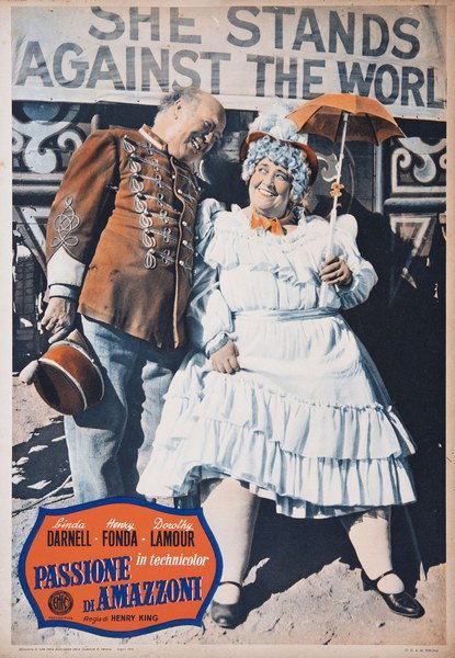 Fotobusta 3 per il film Passione di amazzoni (1940)
