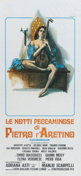 Le notti peccaminose di Pietro l'Aretino - Lobby Card 1
