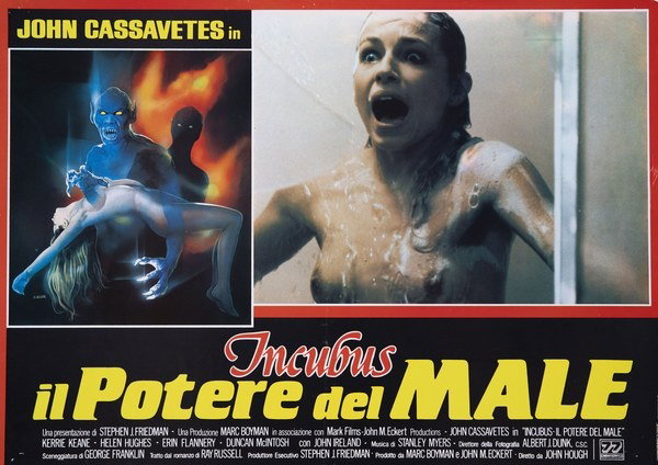 Fotobusta 6 per il film Incubus - Il potere del male (1982), dipinto da Enzo Sciotti