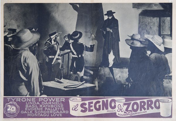 Fotobusta 7 per il film Il segno di Zorro (1940)